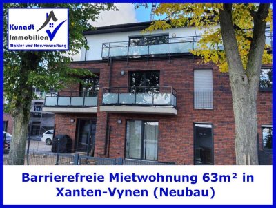 Mietwohnung 63m² im barrierefreien Neubau