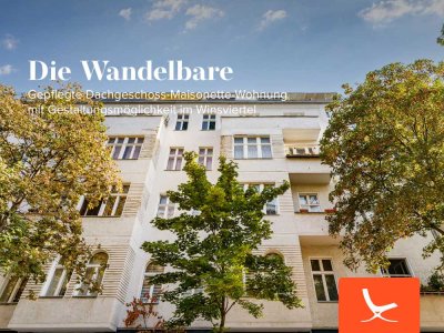 Die Wandelbare - Gepflegte Dachgeschoss-Maisonette-Wohnung mit Gestaltungsmöglichkeit im Winsviertel