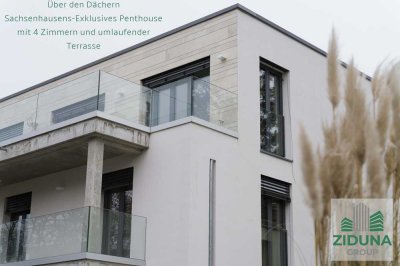 Über den Dächern Sachsenhausens-Exklusives Penthouse mit 4 Zimmern und umlaufender Terrasse