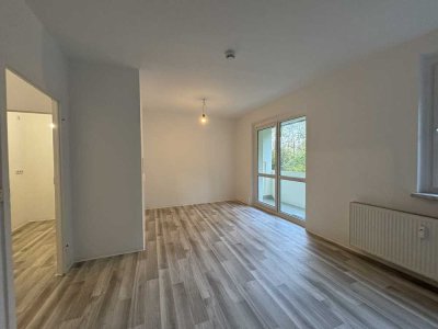 Große Erdgeschosswohnung, 3 Zimmer, Balkon mit Blick ins Grüne