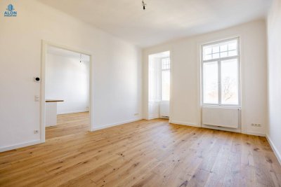 + NEU + Exklusive 5-Zimmer-Altbauwohnung mit Loggia – Wohntraum im Erstbezug beim Prater! Böcklinstraße