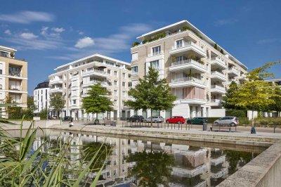 RIVIERA CANNES am BelsenPark: 3-Zi-Wohnung im 3. OG. Lift. EBK. 2 Bäder. Fischgrät-Parkett. Balkon.