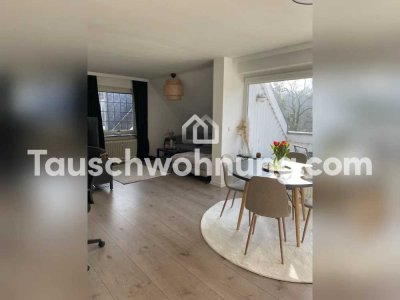 Tauschwohnung: Wunderschöne Wohnung direkt am Stadtpark mit Balkon und Kamin