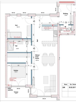 Schöne, barrierefreie 3 Zimmer Erdgeschosswohnung mit eigener Terrasse und eigenem Garten