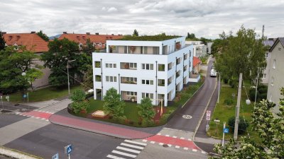 Exklusives Wohnen mit Erstbezug in Linz - 82m² mit 2 Loggien, Garage &amp; Fußbodenheizung