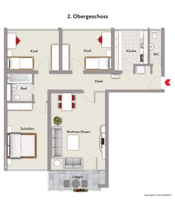 Erstbezug nach Sanierung - 4 ZW, Loggia, Stellplatz in Dreieichenhain