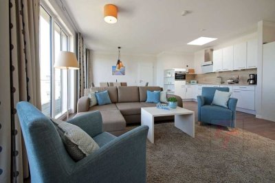 Ferienwohnungsvermietung! Traumhafte 3-Zimmer-Penthouse-Wohnung in erster Reihe am Meer!