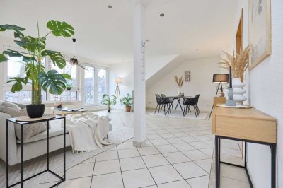 Einladende & helle Dachgeschosswohnung mit 
Balkon in grüner Lage von Aachen-Eilendorf