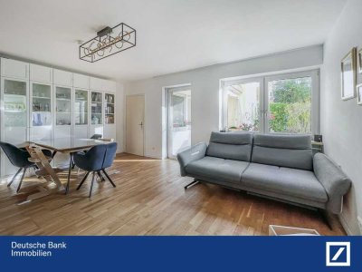 Gut geschnittene 4-Zimmer-Erdgeschosswohnung mit Südterrasse und kleinem Garten!