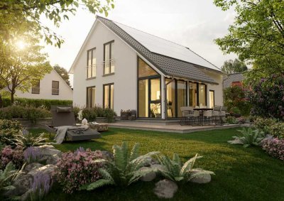 Wohnen im Einklang mit der Natur: Einfamilienhaus mit Wintergarten und Carport