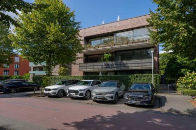 Exklusive Wohnung am Aasee zur Untermiete offene Küche - Dachterrasse - Aufzug - Tiefgarage