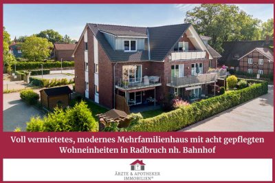 Vollvermietetes, modernes Mehrfamilienhaus mit acht gepflegten WE in Radbruch nh. Bahnhof