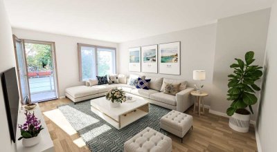 Bezugsfreie 3 Zimmer-Wohnung mit Balkon in gepflegter ruhiger Wohnanlage mit Potential