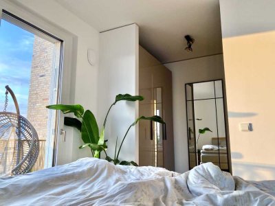 Helle Penthousewohnung mit Skyline Blick