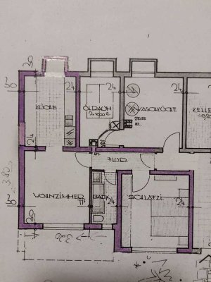 Modernisierte 2-Zimmer-Erdgeschosswohnung mit Terrasse in Ebersbach, Teilort Sulpach