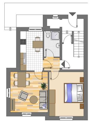 2-Zimmer-Wohnung in Nachrodt-Wiblingwerde zum sofort anmieten!