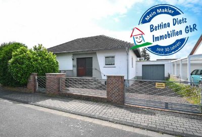 DIETZ: Gepflegter Bungalow mit herrlichem Garten und Garage in beliebter Wohnlage!