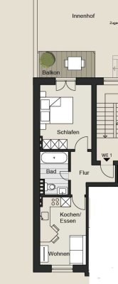 1 Zimmer in Köln-Sülz