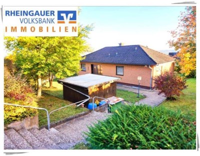 ** Johannisberg: Bungalow mit 1.151 m² Grundstück direkt an den Weinbergen **