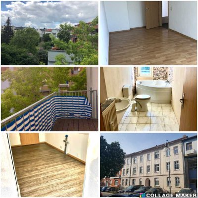 **schöne geräumige 3-Raumwohnung m. Balkon * Tageslichtbad m. Wanne **