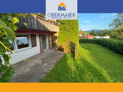 2-ZIMMERWOHNUNG MIT GARTEN IN BAD BAYERSOIEN – IDEAL ALS FERIENWOHNNUNG IN IDYLLISCHEM AMBIENTE