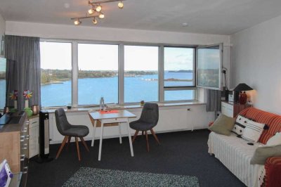 Wohnen im Wikingturm: 1-Zi.-Apartment mit Panoramablick über die Schlei