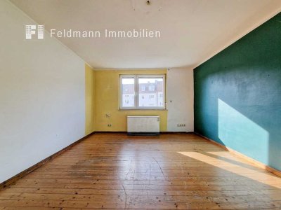 Cooler Schnitt und Altbauflair: City Apartment Nähe Theresienwiese, frei zum Renovieren.