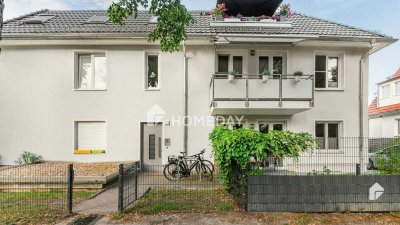 Moderne Dachgeschosswohnung mit 2 Zimmern und überdachter Dachterrasse