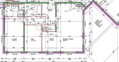 Exklusive, neuwertige 3,5-Raum-Wohnung mit luxuriöser Innenausstattung mit Einbauküche in Wollbach