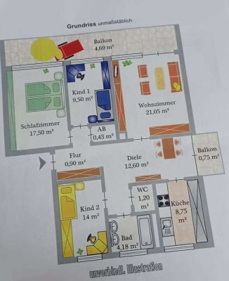 Schöne 4,5-Zimmer-Wohnung in Sindelfingen (Goldberg) mit 2 Balkonen und Garage zu verkaufen