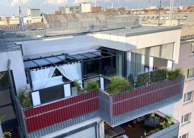 Exklusive Dachterrassen-Wohnung, Penthouse mit hochwertiger Ausstattung!