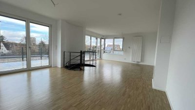 Exklusives und modernes Wohnen - Penthouse-Maisonette mit Rooftop-Terrasse und Galerie, Erstbezug