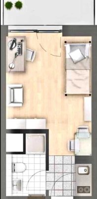 Zum Selbstbezug oder als Anlage - Modernes 1-Zi.-Apartments in TOP LAGE - optimale MVV-Anbindung