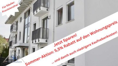 Barrierefrei - Nachhaltig - Neubau: 2-Zi.-Wohnung mit ca. 92 m², Garten + Terasse in Germering