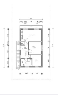 Neuwertige 3-Raum-Wohnung mit Balkon und Einbauküche in Rauenberg