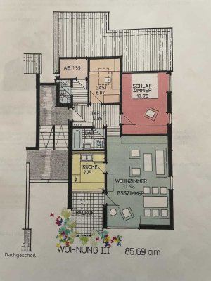 Frisch renovierte 3-Zi.-Wohnung in Haßfurt nähe Krankenhaus/Schule