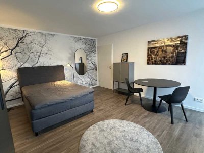 Exklusives vollmöbliertes 1 Zimmer Apartment mit Einbauküche in Darmstadt