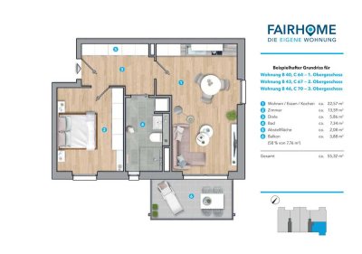 Moderne 2-Zimmer Neubauwohnung in Würselen – Ihr neues Zuhause!