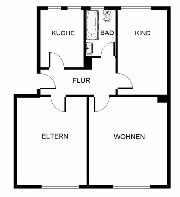 Demnächst frei! 3-Zimmer-Wohnung in Gelsenkirchen Scholven