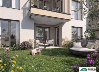 *** Baustart-AKTION "Early Bird" -wunderschöne 2-Zimmer-Gartenwohnung - leistbarer Neubau Nähe St.Pölten / Wohnpark Ober-Grafendorf - ökologisch, hochmodern, ausgezeichnet ***