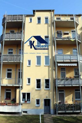 *Erstbezug nach Renovierung* 3-Raum-Wohnung mit Balkon und Einbauküche im Stadtzentrum zu vermieten!