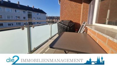 Helle 2 Zimmerwohnung mit Balkon und Garage!