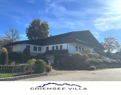 * TOPLAGE CHIEMING *  See & Bergblick  *  Chiemsee Villa Immobilien