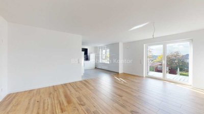 Obergeschosswohnung mit Balkon, Geräteraum und Küche in bevorz. Sackgassenendlage