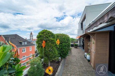 Wenn Träume wahr werden: Penthouse mit riesigen Dachgarten in der Regensburger Innenstadt