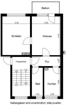 Gemütliche 2-Zimmerwohnung mit Balkon