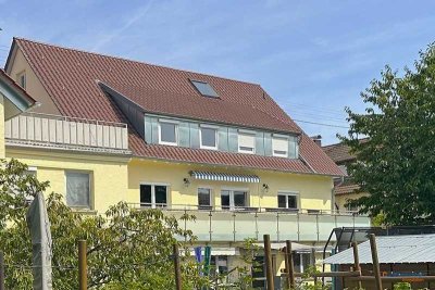 XXL-Dachterrasse und viele Extras: 4-Zi.-Wohnung in Korb