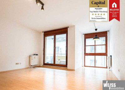 Zentrale 1 Zi.Whg. mit Balkon und Nähe zum Main