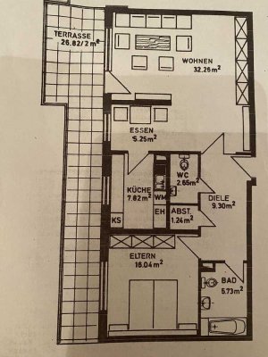 Luxus- 2,5-Zimmer-Penthouse in Karlsruhe-Neureut