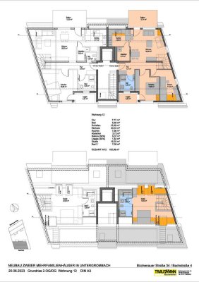 Traum-Maisonette-Wohnung ideal für die ganze Familie in der Bachstr. Neubau-Wohnpark!!